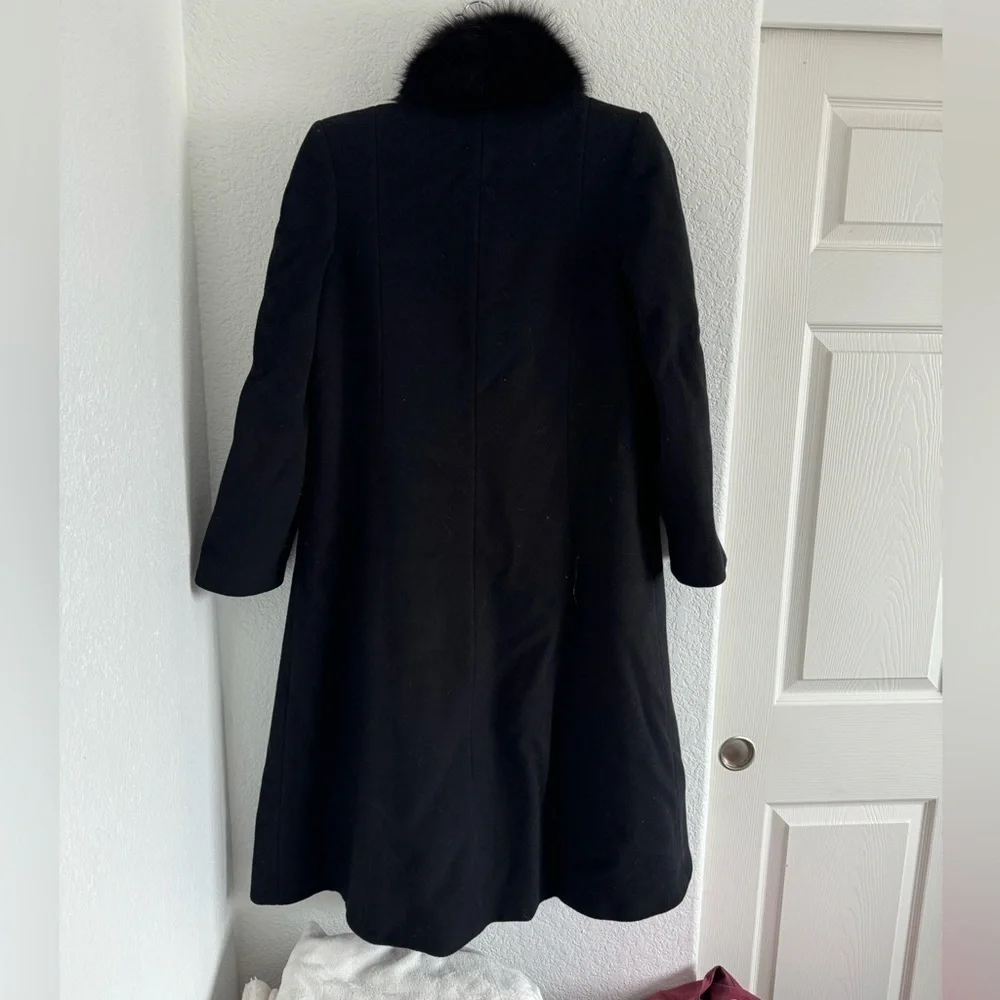 Vintage Weinberg wool and cashmere trench coat - Picture 6 of 7